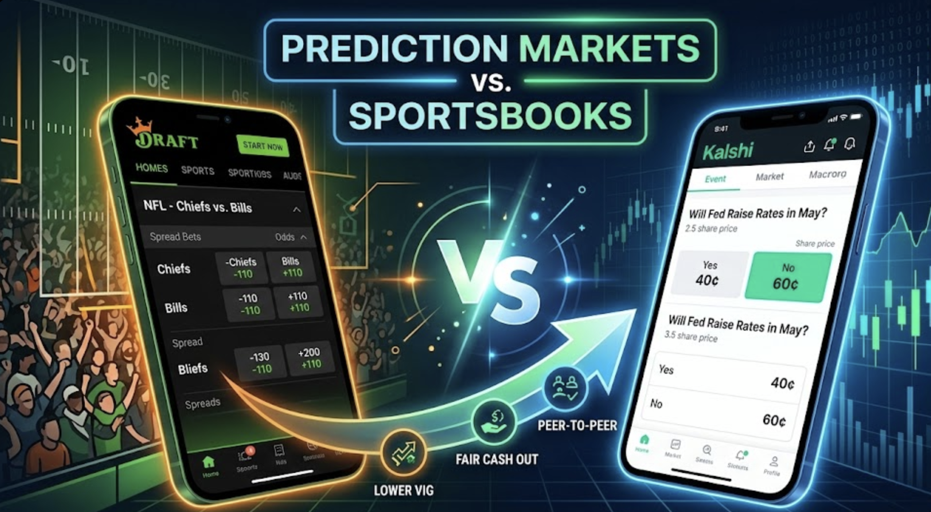 Prediction Markets vs. Sportsbooks: Why Bettors Are Leaving DraftKings for Kalshi